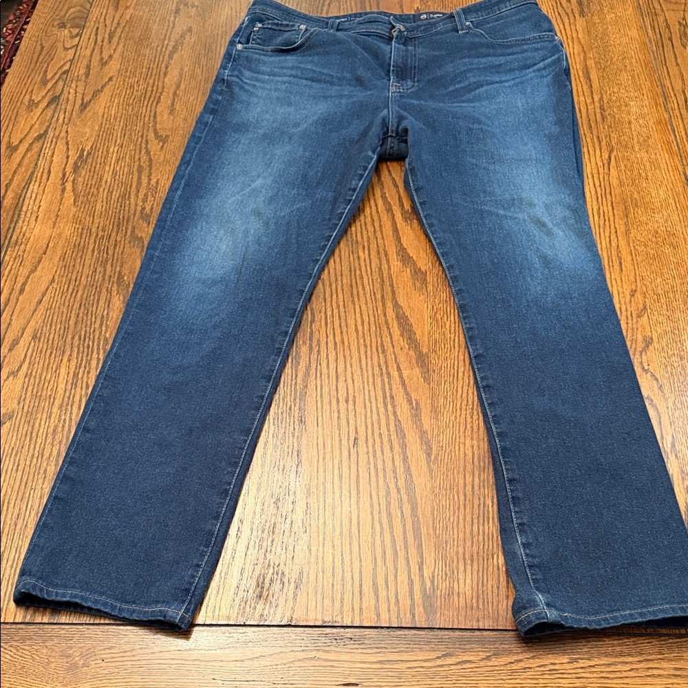 AG Everett Slim Straight Dark Wash Jeans Mens 38x32 Designer Denim